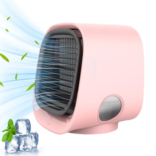Ruyeiig Klimagerät Ventilator Tragbar - Luftbefeuchter Für Nachttisch & Schreibtisch,3-Stufen Multifunktion Ventilator Für Reise Garten Fitnessstudio Schule Outdoor Camping Ruyeiig Klimagerät Ventilator Tragbar - Luftbefeuchter Für Nachttisch & Schreibtisch,3-Stufen Multifunktion Ventilator Für Reise Garten Fitnessstudio Schule Outdoor Camping von Ruyeiig