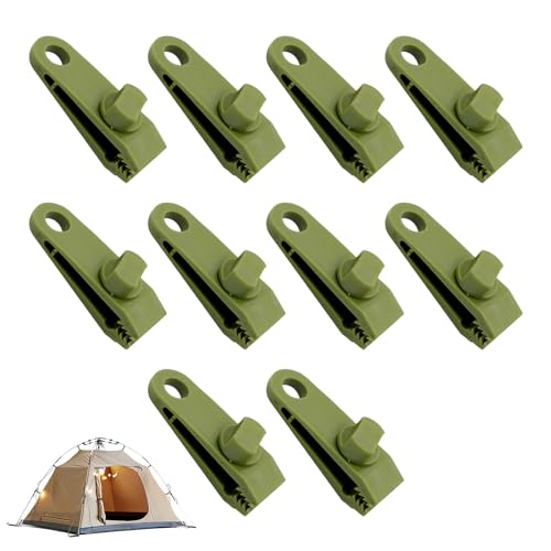 Ruyeiig Klipps Zum Befestigen Von Planen | 10 Stück Robuste Planenclips Mit Verstellbarem Feststellgriff - Feststeckclips Für Camping Garten Picknick Ruyeiig Klipps Zum Befestigen Von Planen | 10 Stück Robuste Planenclips Mit Verstellbarem Feststellgriff - Feststeckclips Für Camping Garten Picknick von Ruyeiig