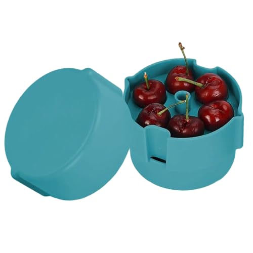 Ruyeiig Olivenentkerner | Mehrfach-Obstentkerner Für Kirschen Steinlöser - Küchenhelfer Entkerner Mit Handlichem Druckdesign Für Obst Weintrauben Jujubes Marmeladenherstellung Haus Camping von Ruyeiig