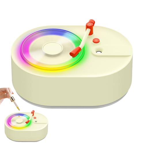 Ruyeiig Raumbefeuchter Für Schlafzimmer,Kompakte Luftbefeuchtung & Duftdiffusor | Leises Gerät Mit 2 Nebelmodi, Farbambiente & Für Wohnung Kinderzimmer Baby von Ruyeiig