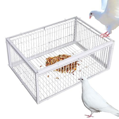 Ruyeiig Taubenkäfig - Ausbruchsicherer Vogelfänger für den Außenbereich | Leicht Zu Reinigen Für Vogelarten Wie Sittiche Sperlinge Nymphensittiche Wellensittiche Aras Ruyeiig Taubenkäfig - Ausbruchsicherer Vogelfänger für den Außenbereich | Leicht Zu Reinigen Für Vogelarten Wie Sittiche Sperlinge Nymphensittiche Wellensittiche Aras von Ruyeiig