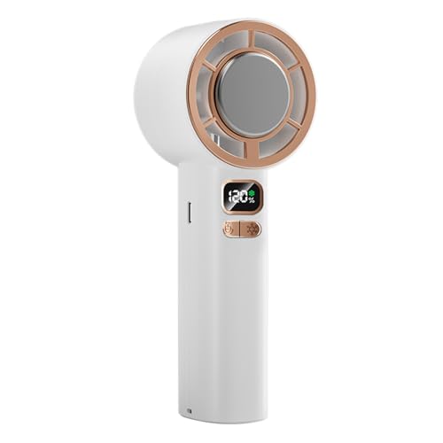 Ruyeiig Tragbarer Handfächer,USB-Aufladbarer Handventilator Mit Display Und 3000mAh Akku - Geschwindigkeit Einstellbar, 3000mAh, Für Freizeit Arbeitsplatz Schule Zuhause Camping Drinnen Draußen Ruyeiig Tragbarer Handfächer,USB-Aufladbarer Handventilator Mit Display Und 3000mAh Akku - Geschwindigkeit Einstellbar, 3000mAh, Für Freizeit Arbeitsplatz Schule Zuhause Camping Drinnen Draußen von Ruyeiig