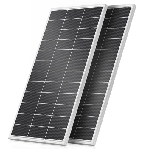Rvpozwer 400w Monokristalline Solarmodule,PV Modul für 12V Batterien, N-Type Solarmodul 2 x 200 watt Solarmodul,Solarpanel für RV,Dachhalterungen,Boot von Rvpozwer