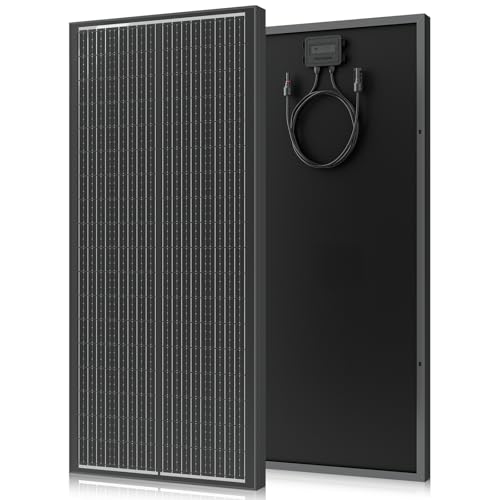 Rvpozwer Solarpanel 100W 12v solarmodule 100 Watt Solarmodul System mit hohem Wirkungsgrad monokristallinen Modul für Wohnmobil Wohnwagen Camping Off-grid Gartenhäuse Boot von Rvpozwer