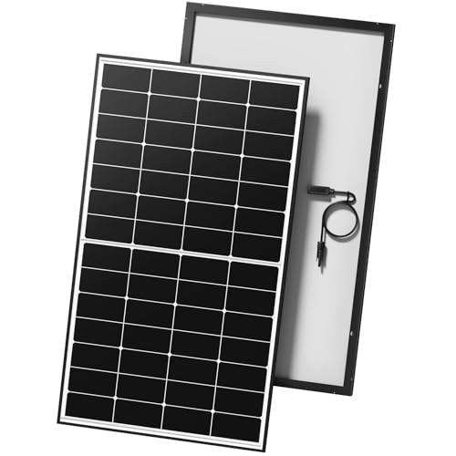 Solarpanel 220W 12v solarmodule 220 Watt Solarmodul System mit hohem Wirkungsgrad monokristallinen Modul für Wohnmobil Wohnwagen Camping Off-grid Gartenhäuse Boot (220W) von Rvpozwer
