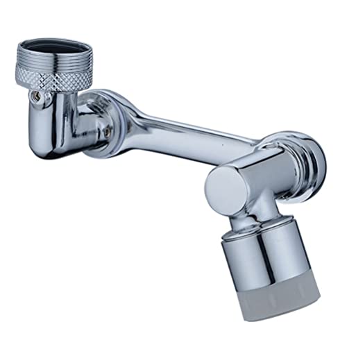 Universal Rotating Faucet Extender 1080° Large-Angle Rotating Robotic Arm Water Nozzle Faucet Adaptor, Faucet Aerator,Splash Filter Kitchen Tap Extend,Faucets Bubbler von Rvtkak