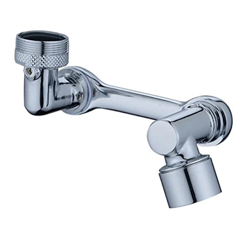 Universal Rotating Faucet Extender 1080° Large-Angle Rotating Robotic Arm Water Nozzle Faucet Adaptor, Faucet Aerator,Splash Filter Kitchen Tap Extend,Faucets Bubbler von Rvtkak