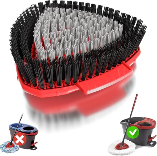 2 Stück Wischmop Ersatzbürsten Kompatibel mit Vileda Turbo Mop,Wischmopp Ersatzkopf für Vileda Turbo EasyWring 2-in-1 Rotierende Dreieck Mop,Spin Wischmop Ersatz Kopf für Bodenreinigung. 2 Stück Wischmop Ersatzbürsten Kompatibel mit Vileda Turbo Mop,Wischmopp Ersatzkopf für Vileda Turbo EasyWring 2-in-1 Rotierende Dreieck Mop,Spin Wischmop Ersatz Kopf für Bodenreinigung. von Rwbimti