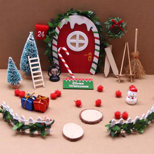 21 Stück Weihnachten Puppenhaus Zierschmuck,Glühen in Dunklen Miniatur Fenster und Tür,Wichteltür Zubehör Set,Wichtel Zubehör Weihnachten Enthalten Wichteltür, Weihnachtsbaum und Andere Zubehör 21 Stück Weihnachten Puppenhaus Zierschmuck,Glühen in Dunklen Miniatur Fenster und Tür,Wichteltür Zubehör Set,Wichtel Zubehör Weihnachten Enthalten Wichteltür, Weihnachtsbaum und Andere Zubehör von Rwbimti