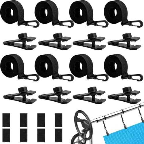 Rwbimti 8 er Haltebänder & Klammern Set für Pool Aufroller Aufrollvorrichtung,Speziell für Pool Aufrol Aufrollvorrichtung,Poolaufroller für Solarabdeckung, Poolfolie Aufroller, Poolplane Aufroller Rwbimti 8 er Haltebänder & Klammern Set für Pool Aufroller Aufrollvorrichtung,Speziell für Pool Aufrol Aufrollvorrichtung,Poolaufroller für Solarabdeckung, Poolfolie Aufroller, Poolplane Aufroller von Rwbimti
