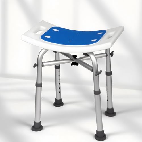 Duschhocker 180kg Höhenverstellbar 37-50cm Werkzeugfrei Montage rutschfest Stabil für Schmale Wannen - Senioren, Behinderte, Sicherer Sitz Duschhocker 180kg Höhenverstellbar 37-50cm Werkzeugfrei Montage rutschfest Stabil für Schmale Wannen - Senioren, Behinderte, Sicherer Sitz von RwingCaring