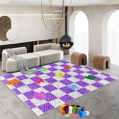 Knüpfteppich Zum Selber Knüpfen Knüpfen Set Erwachsene | Teppich Knüpf Sets Kreuzstich Set | Latch Hook Kit Groß DIY Handwerk Knüpfen Set 61 x 87 cm | Latch Hook Kit für Kinder Und Erwachsene Knüpfteppich Zum Selber Knüpfen Knüpfen Set Erwachsene | Teppich Knüpf Sets Kreuzstich Set | Latch Hook Kit Groß DIY Handwerk Knüpfen Set 61 x 87 cm | Latch Hook Kit für Kinder Und Erwachsene von RxiBeFuw