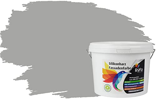 RyFo Colors Silikonharz Fassadenfarbe Lotuseffekt Trend Mausgrau 3l - bunte Fassadenfarbe, weitere Grau Farbtöne und Größen erhältlich, Deckkraft Klasse 1 RyFo Colors Silikonharz Fassadenfarbe Lotuseffekt Trend Mausgrau 3l - bunte Fassadenfarbe, weitere Grau Farbtöne und Größen erhältlich, Deckkraft Klasse 1 von RyFo Colors
