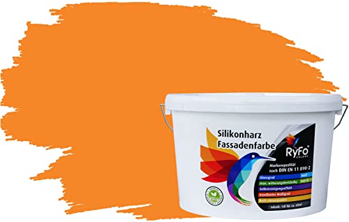 RyFo Colors Silikonharz Fassadenfarbe Lotuseffekt Trend Orangetöne Sanddorn 10l - bunte Fassadenfarbe, weitere Orange Farbtöne und Größen erhältlich, Deckkraft Klasse 1 RyFo Colors Silikonharz Fassadenfarbe Lotuseffekt Trend Orangetöne Sanddorn 10l - bunte Fassadenfarbe, weitere Orange Farbtöne und Größen erhältlich, Deckkraft Klasse 1 von RyFo Colors