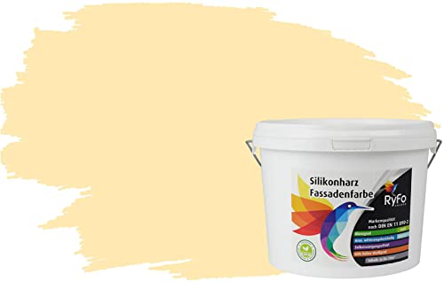 RyFo Colors Silikonharz Fassadenfarbe Lotuseffekt Trend Samtgelb 3l - bunte Fassadenfarbe, weitere Gelb Farbtöne und Größen erhältlich, Deckkraft Klasse 1 RyFo Colors Silikonharz Fassadenfarbe Lotuseffekt Trend Samtgelb 3l - bunte Fassadenfarbe, weitere Gelb Farbtöne und Größen erhältlich, Deckkraft Klasse 1 von RyFo Colors