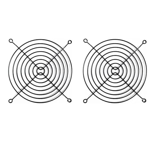 Ryaupy 120mm Lüftergitter Metall 2er-Set - Fingerschutz Gitter für PC Gehäuse & CPU Kühler - Lüfterabdeckung Silber ohne Schrauben - Hochwertiges Metallgrill für 120mm Lüfter Ryaupy 120mm Lüftergitter Metall 2er-Set - Fingerschutz Gitter für PC Gehäuse & CPU Kühler - Lüfterabdeckung Silber ohne Schrauben - Hochwertiges Metallgrill für 120mm Lüfter von Ryaupy