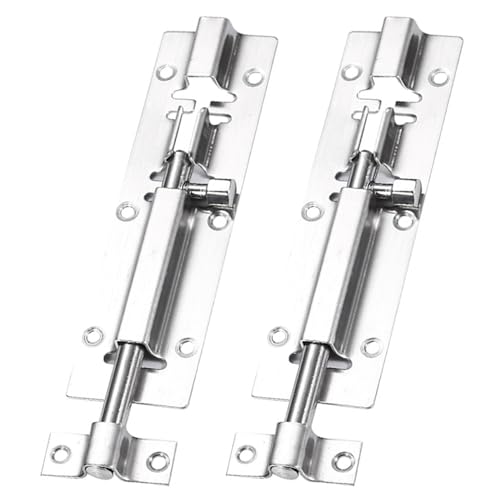 Ryaupy 2PCS Edelstahl Türriegel - Schieberiegel Garagentor und Gartentor- Türriegel für Flächenbündige Türen - Verschlussriegel von Ryaupy
