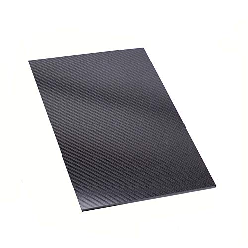 Karbon, Kohlefaserplatten, 3K-Platte, starr, schneidbar, for Sportgeräte, Köperbindung, matt, 100 mm x 200 mm(Thickness1.5mm) von RybdaFDc
