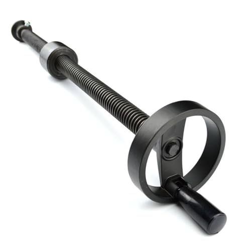 T16 T18 Trapezgewindespindel-Set mit 100 mm/125 mm Handrad, 220 mm 250 280 300 350 mm T-Schraube, Handantriebs-Gewindespindel, 1 Satz(T16x350mm(with 100mm Hand Wheel)) von RybdaFDc