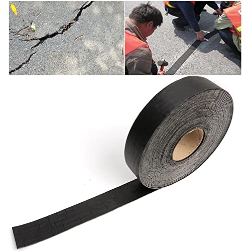 Rygcrud 2,5mm Dick Asphalt-Rissreparatur-Band, Selbstklebend Bitumen Rissfüller Patch Für Die Instandhaltung Von Asphaltparkplätzen Und Auffahrten(Größe:10cm*10m) von Rygcrud