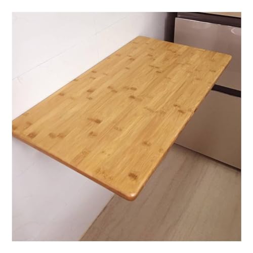 Rygcrud Tischplatte Aus Bambus, Universal Massiv Einteilig Rechtwinklig Standard-Platte Abgerundete Ecken, Arbeitsplatte Für Stehpult Und Home-Office-Schreibtisch(110x50x2 cm) von Rygcrud