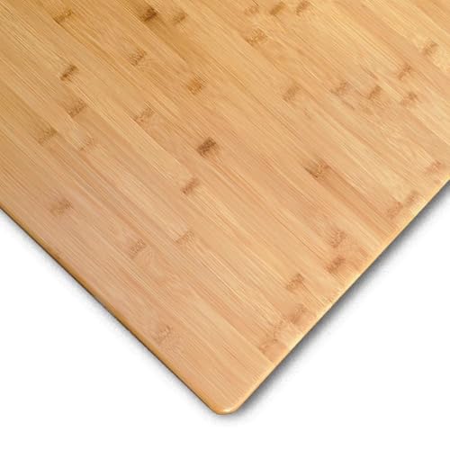 Rygcrud Tischplatte Aus Bambus, Universal Rechteckig Standardplatte Arbeitsplatte, Ganzes Stück Massivholz-Schreibtischplatte Für Stehpult Und Home-Office-Schreibtisch(70x50x2 cm) von Rygcrud