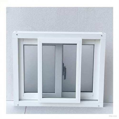 Scheunenfenster Mit Gehärtetem Glas Und Fliegengitter, Aluminium Ersatzfenster Für Badezimmer, Garagen Und Dachböden, Kellerfenster Belüftung Für Schuppen, Badezimmer(111x81cm) von Rygcrud