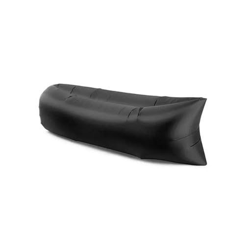 Ryhapm Sofa Outdoor Aufblasbares Sofa Strand Aufblasbarer Schlafsack Faltbares Aufblasbares Bett Campingbett Luftmatratze Campingausrüstung (Schwarz) von Ryhapm