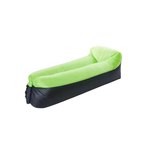 Ryhapm Trend Outdoor Products Fast Unfaltable Air Sofa Bett Schlafsack Aufblasbarer Luftsack Lazy Bag Strandsofa 240 x 70 cm (Grün) von Ryhapm