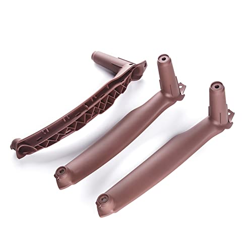 Rynplex 3 Stück Auto-Innentürverkleidung Griff Zugverkleidung links rechts, for, for E70 X5 2007-2013 X6 E71 E72 2008-2014 Auto-Innentürgriff(Red Wine) von Rynplex