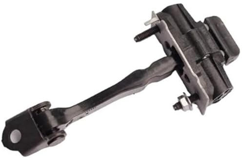 Rynplex Autotür-Kontrollscharnier, for Peugeot, for 308 408 MK2 T93 OEM: 9677466980 9677467280 Auto-Türscharnierstopper vorne und hinten, Kontrollbandbegrenzer, Türstopper Autotür-Fangband(BLACK Rear) von Rynplex