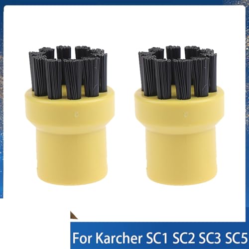 Rynplex Dampfreinigungsbürste for SC1 SC2 SC3 SC4 SC5 SC7 CTK10 Aufsätze, Ersatz-Rundsprinklerdüsenkopf Dampfreiniger-Teile(As show 2PCS-01) von Rynplex