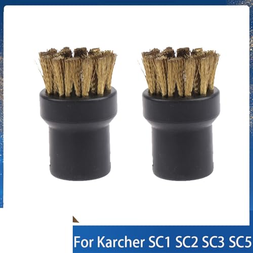 Rynplex Dampfreinigungsbürste for SC1 SC2 SC3 SC4 SC5 SC7 CTK10 Aufsätze, Ersatz-Rundsprinklerdüsenkopf Dampfreiniger-Teile(As show 2PCS-03) von Rynplex