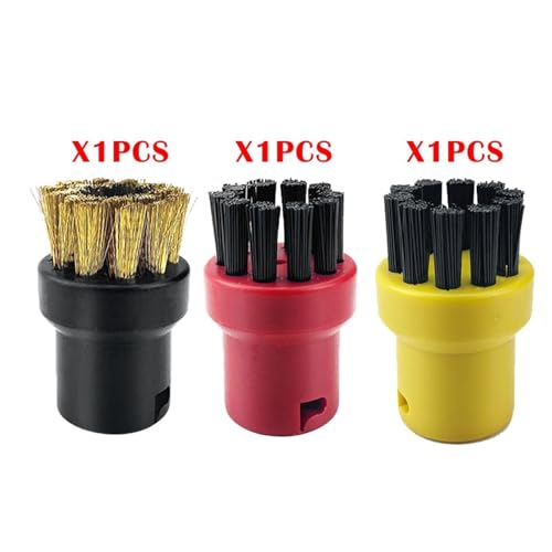 Rynplex For Dampf Staubsauger SC2 SC3 SC7 CTK10 Leistungsstarke düse Reinigung Pinsel kopf Spiegel Werkzeug pinsel Ersatzteile Zubehör Dampfreiniger-Teile(Light Grey) von Rynplex