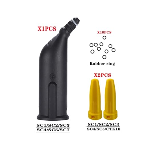 Rynplex For Dampf Staubsauger SC2 SC3 SC7 CTK10 Leistungsstarke düse Reinigung Pinsel kopf Spiegel Werkzeug pinsel Ersatzteile Zubehör Dampfreiniger-Teile(Plum) von Rynplex