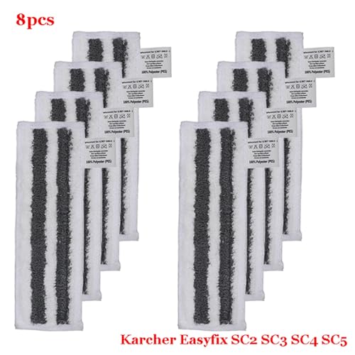 Rynplex For Easyfix SC2 SC3 SC4 SC5 Dampf-Handreiniger Mikrofaser-Reiniger Wischpad Wischlappen Teile Moppköpfe Tuchzubehör Dampfreiniger-Teile(Set-11) von Rynplex