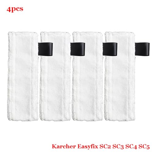 Rynplex For Easyfix SC2 SC3 SC4 SC5 Dampf-Handreiniger Mikrofaser-Reiniger Wischpad Wischlappen Teile Moppköpfe Tuchzubehör Dampfreiniger-Teile(Set-5) von Rynplex