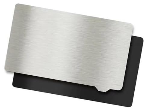 Rynplex Magnetische Stahlplatte, for Mono 2 160 x 95 mm flexible Bauplattform, for Anycubic Photon Resin 3D-Druckerzubehör Ersatz 3D-Drucker-Temperatursensor(BLACK 160X95mm Plate) von Rynplex