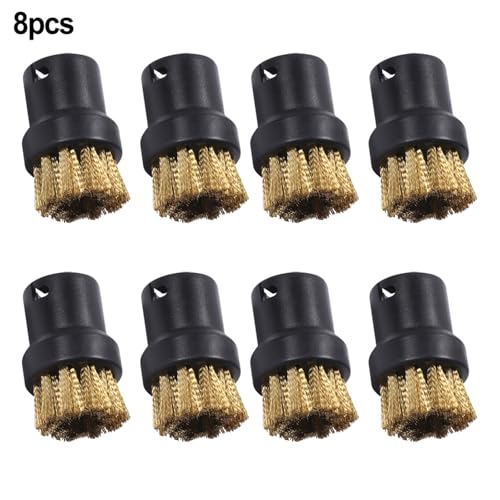 Rynplex Nylonbürsten-Sprinklerdüse, Ersatz for BE6002 C1052, Handdampfreiniger, Reinigungsbürsten, Teile Dampfreiniger-Teile(8PCS) von Rynplex