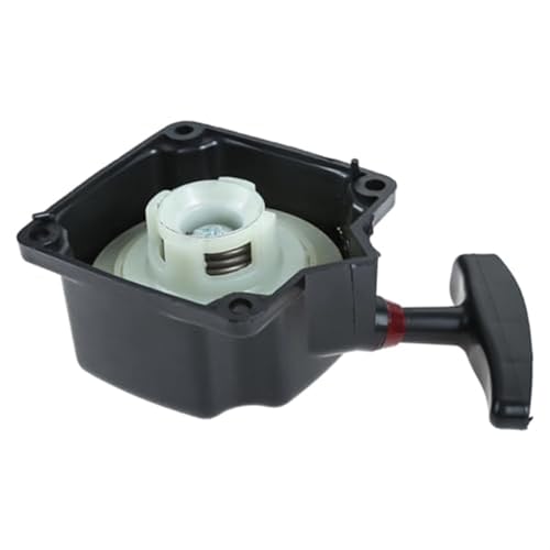 Rynplex Rückstoßstarter Aluminium-Zugplatte for Benzin-Freischneidermotor 43CC 49CC 52CC ersetzt 40-5 BG430 BG520 Gartenzubehör(BLACK Only recoil starter) von Rynplex