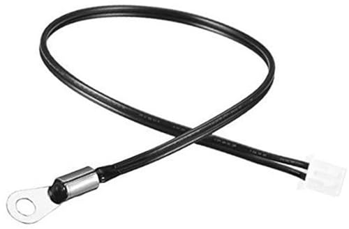 Rynplex Sourcingmap 10 K NTC Thermistor Sonde 39,4 Zoll empfindlicher Temperatursensor, for Klimaanlage 3D-Drucker-Temperatursensor(BLACK 30mm) von Rynplex