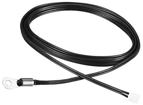 Rynplex Sourcingmap 10 K NTC Thermistor Sonde 39,4 Zoll empfindlicher Temperatursensor, for Klimaanlage 3D-Drucker-Temperatursensor(BLACK 50mm) von Rynplex