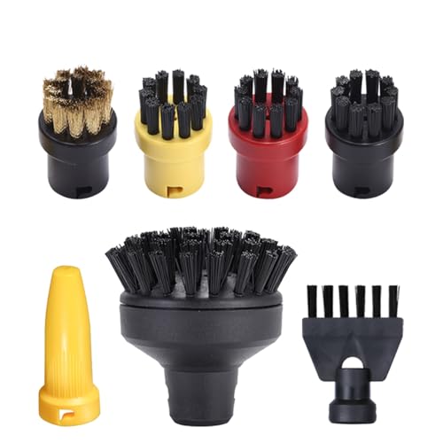 Rynplex Verlängerungsdüsenkopf-Reinigungsbürste SC2 SC3 SC4 SC5 SC7 Dampfreiniger-Aufsätze, runder Sprinklerbürstenkopf Dampfreiniger-Teile(HXL2222) von Rynplex