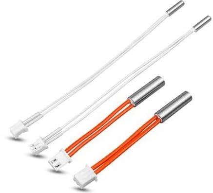 Rynplex Zusammengebautes Hot-End-Kit for 3D-Drucker, for Elegoo Neptune 4/4 Pro NTC 100K Thermistor Business, Industriewissenschaft 3D-Drucker-Temperatursensor(BLACK Resistor only) von Rynplex