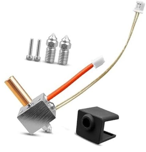 Rynplex Zusammengebautes Hot-End-Kit for 3D-Drucker, for Elegoo Neptune 4/4 Pro NTC 100K Thermistor Business, Industriewissenschaft 3D-Drucker-Temperatursensor(BLACK high speed) von Rynplex