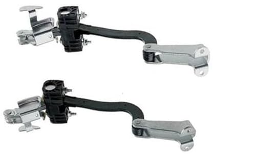 Rynplex for Peugeot, for Boxer 2 MK2 2006-2023 OEM: 8731R0 1358221080 8731R1 1358222080 Türscharnier-Prüfbandbegrenzer hinten links/rechts Autotür-Fangband(BLACK 1 Pair) von Rynplex