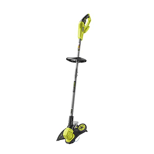 18 V ONE+ Akku-Rasentrimmer mit Radführung RY18LT33A-0 (33 cm Kantenschneidefunktion mit Fußsteuerung, Ø Fadenspule 1 x 1,65 mm, ohne Akku und Ladegerät) von Ryobi