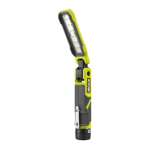 RLI4-0 Arbeitsleuchte, 4 V, USB, Lithium, 3 Intensitäten: 500/250/100 Lumen, Magnetfuß, ohne Akku von Ryobi