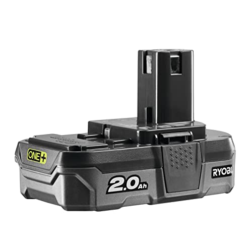 RYOBI 18 V ONE+ 2,0 Ah Lithium+ Akku RB18L20 (Kompatibel mit allen RYOBI 18 V ONE+ Geräten, IntelliCell™ Akku-Technologie mit Einzelzellenüberwachung, Überlastschutz ) von Ryobi