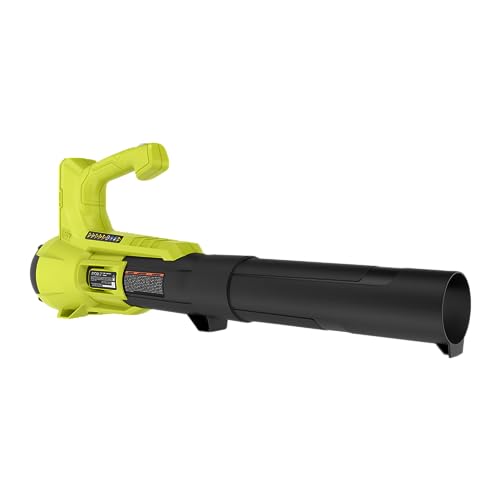 RYOBI 18 V ONE+ Akku-Laubgebläse RY18BLA-0 (145 km/h Luftgeschwindigkeit, Luftvolumen 7,1 m³/min; ohne Akku und Ladegerät im Karton) von Ryobi